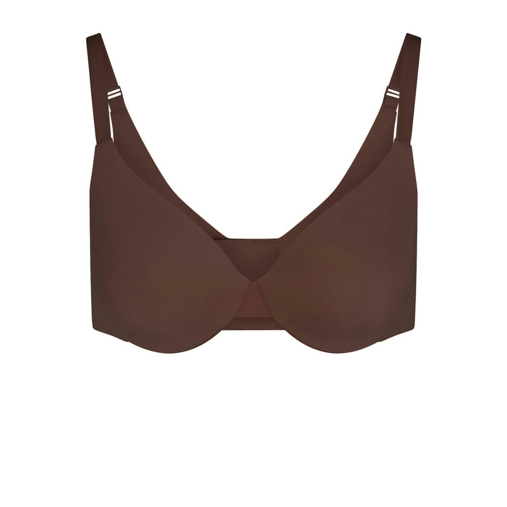 SKIMS Smoothing Intimates Full Coverage Lightly Lined Bra Cocoa 42DD